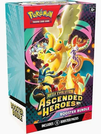 Mega Evolution Ascended Heroes Booster Bundle